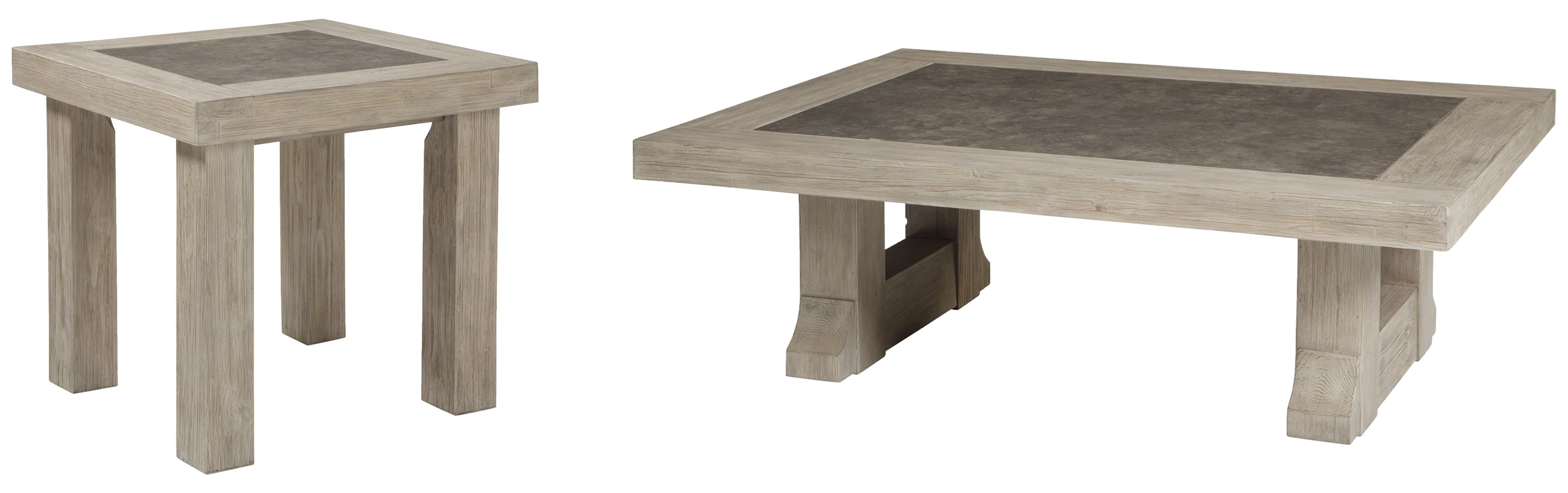 Hennington Coffee Table with 2 End Tables