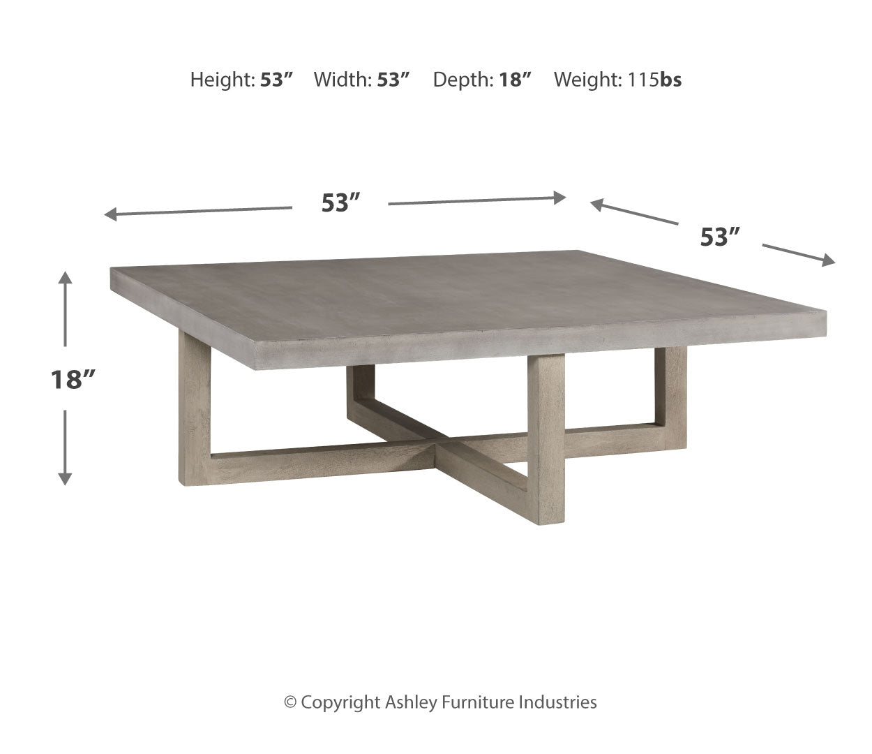 Lockthorne Square Cocktail Table