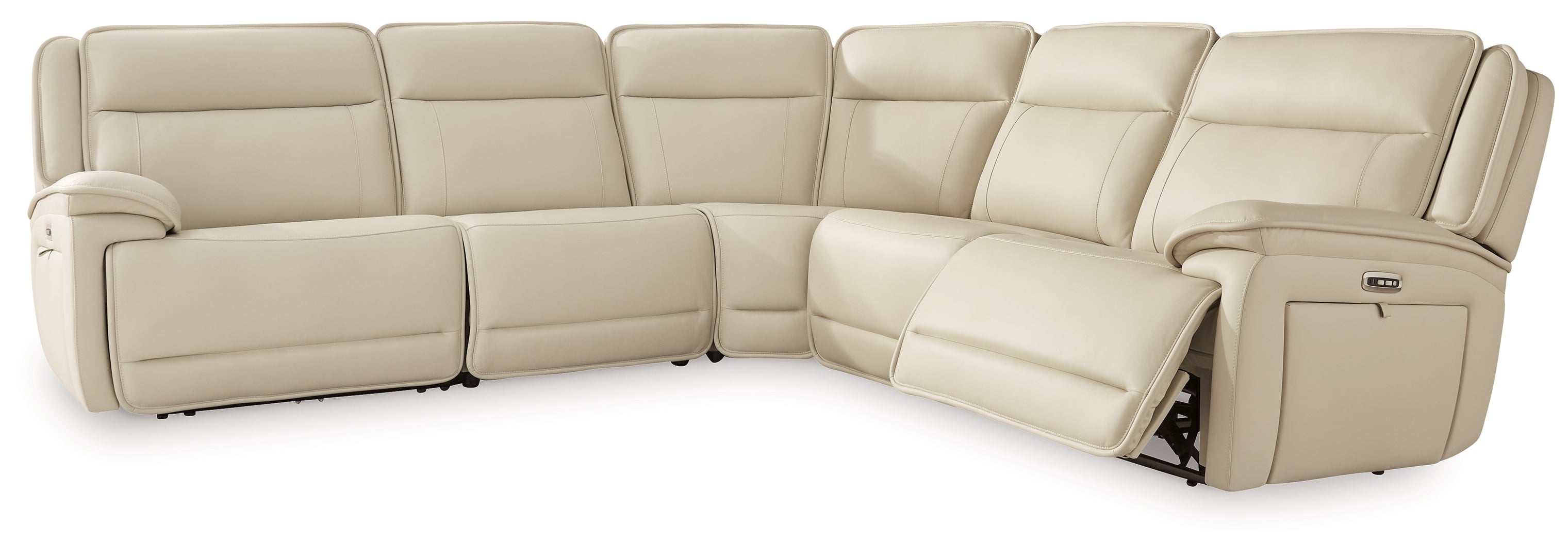 Double Deal 2-Piece Power Reclining Loveseat Sectional with Console