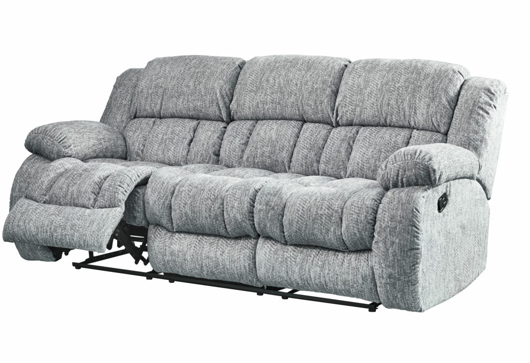 U250 Grey Reclining Sofa