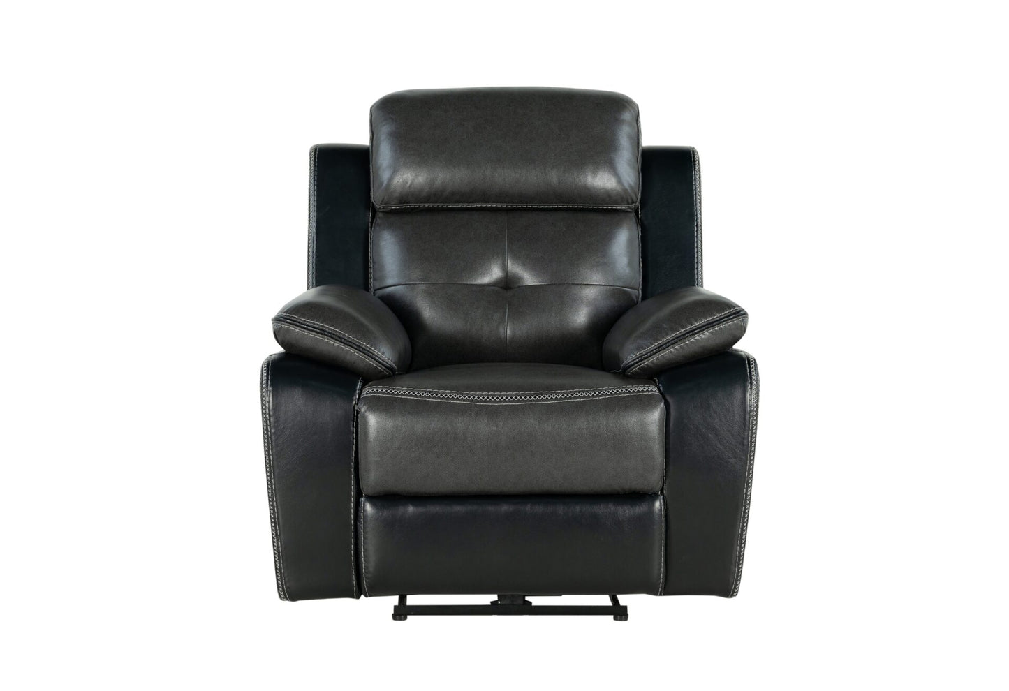 U5050 Blanche Charcoal/Black Power Recliner