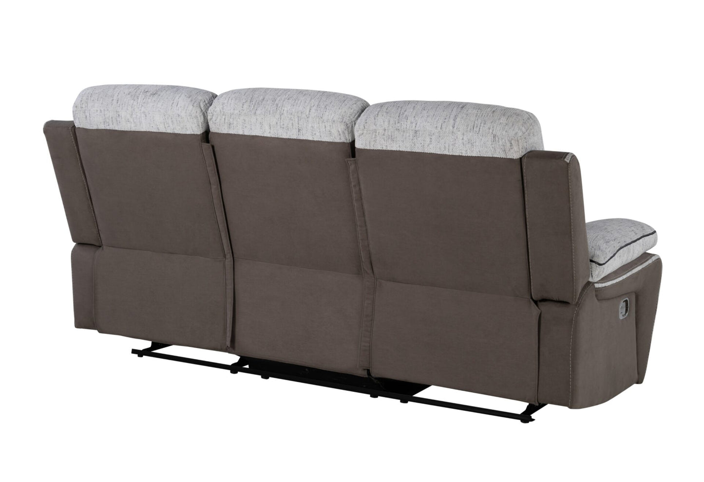 U5050 Light Grey/Dark Grey 30 Reclining Sofa