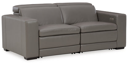 Texline 3-Piece Power Reclining Sectional Loveseat