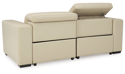 Texline 3-Piece Power Reclining Sectional Loveseat