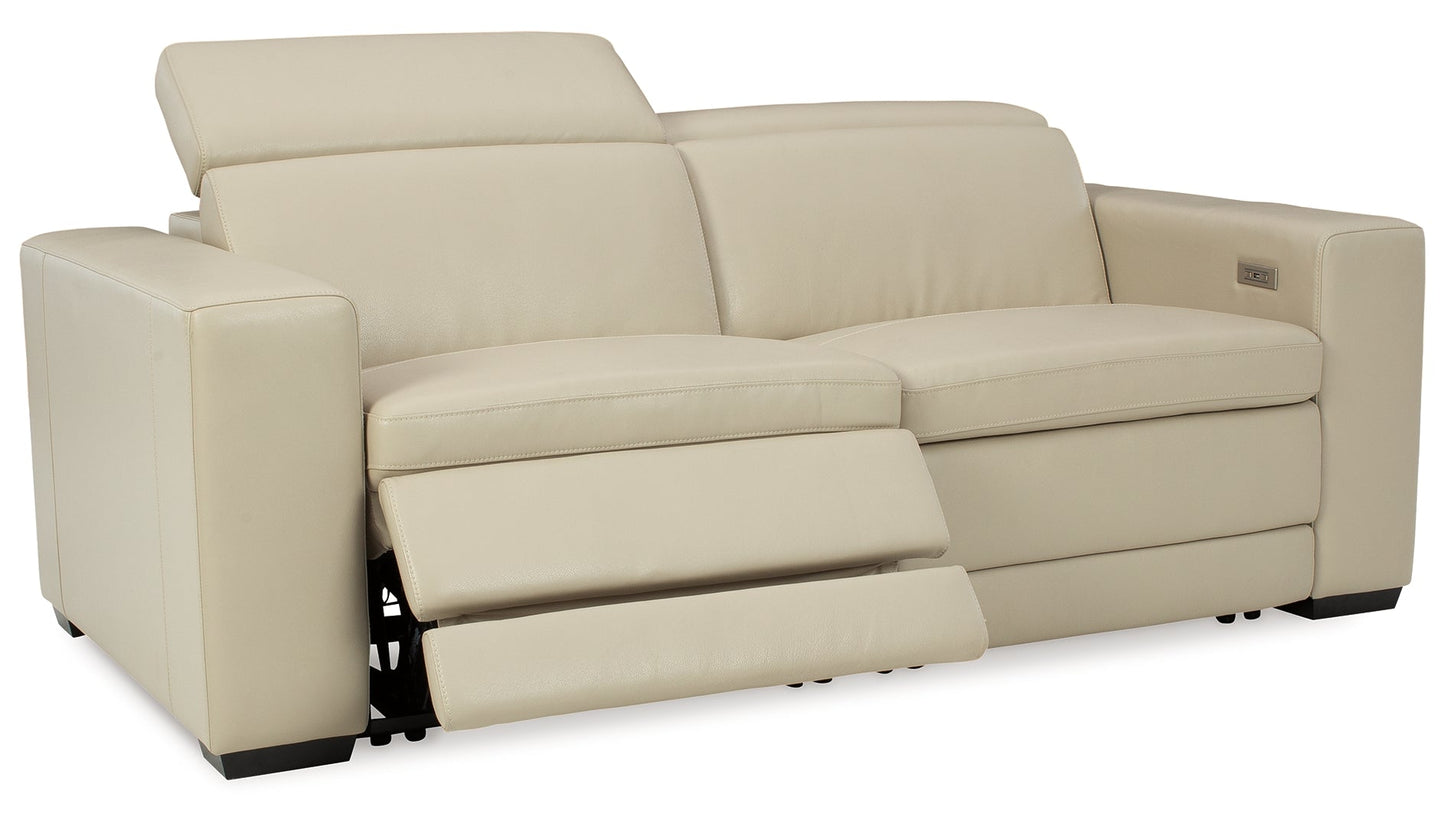 Texline 3-Piece Power Reclining Sectional Loveseat