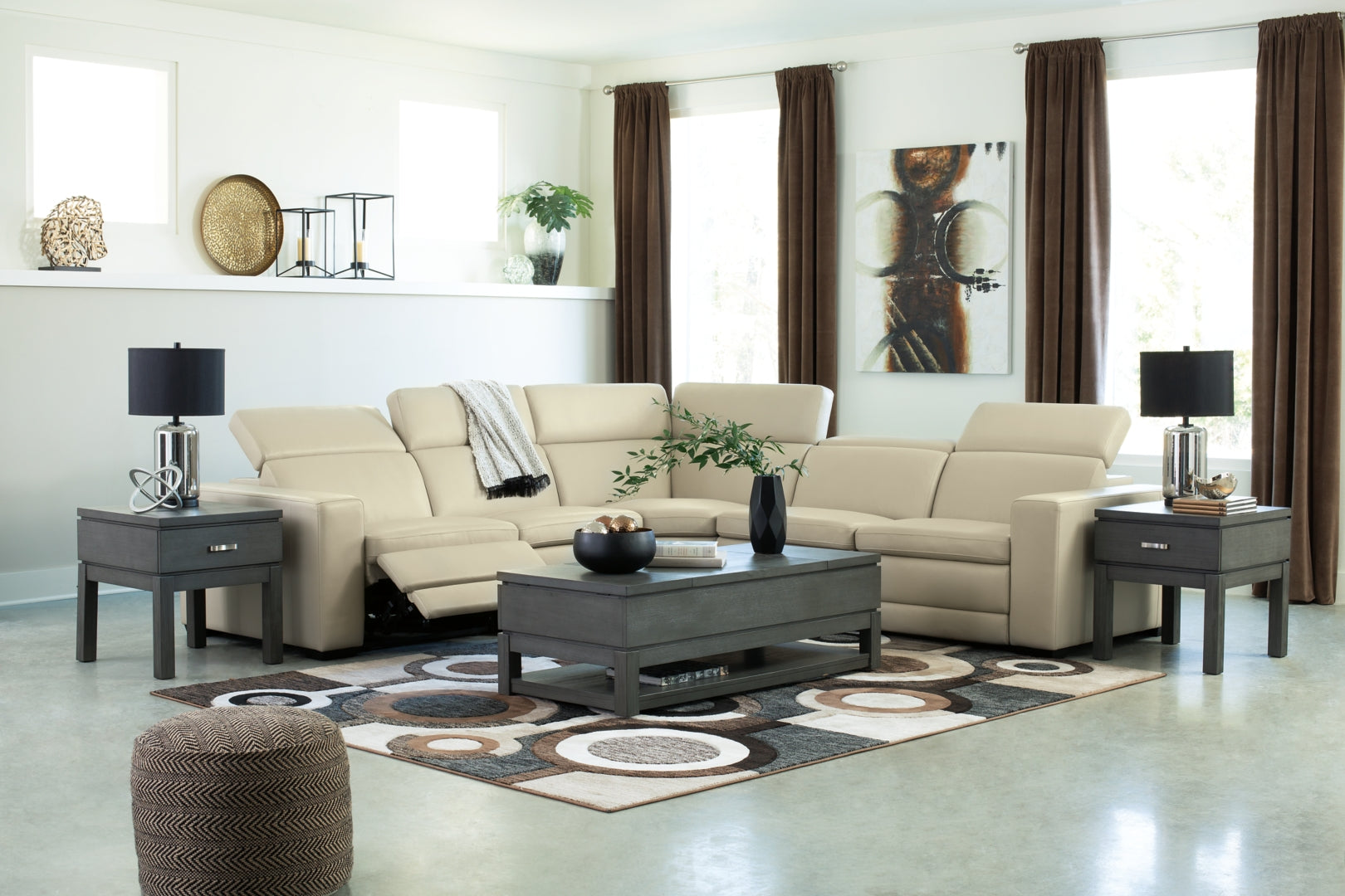 Texline 7-Piece Power Reclining Sectional