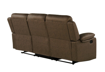 U6026 Brown Reclining Sofa