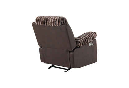 U6028 Brown Glider Recliner