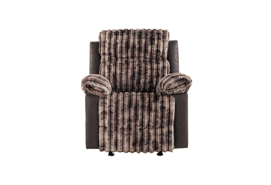 U6028 Brown Glider Recliner