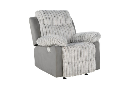 U6028 Grey Glider Recliner