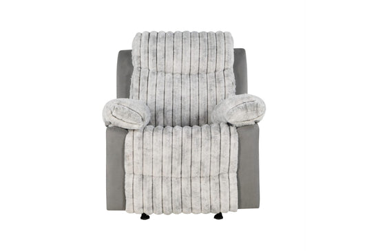 U6028 Grey Glider Recliner