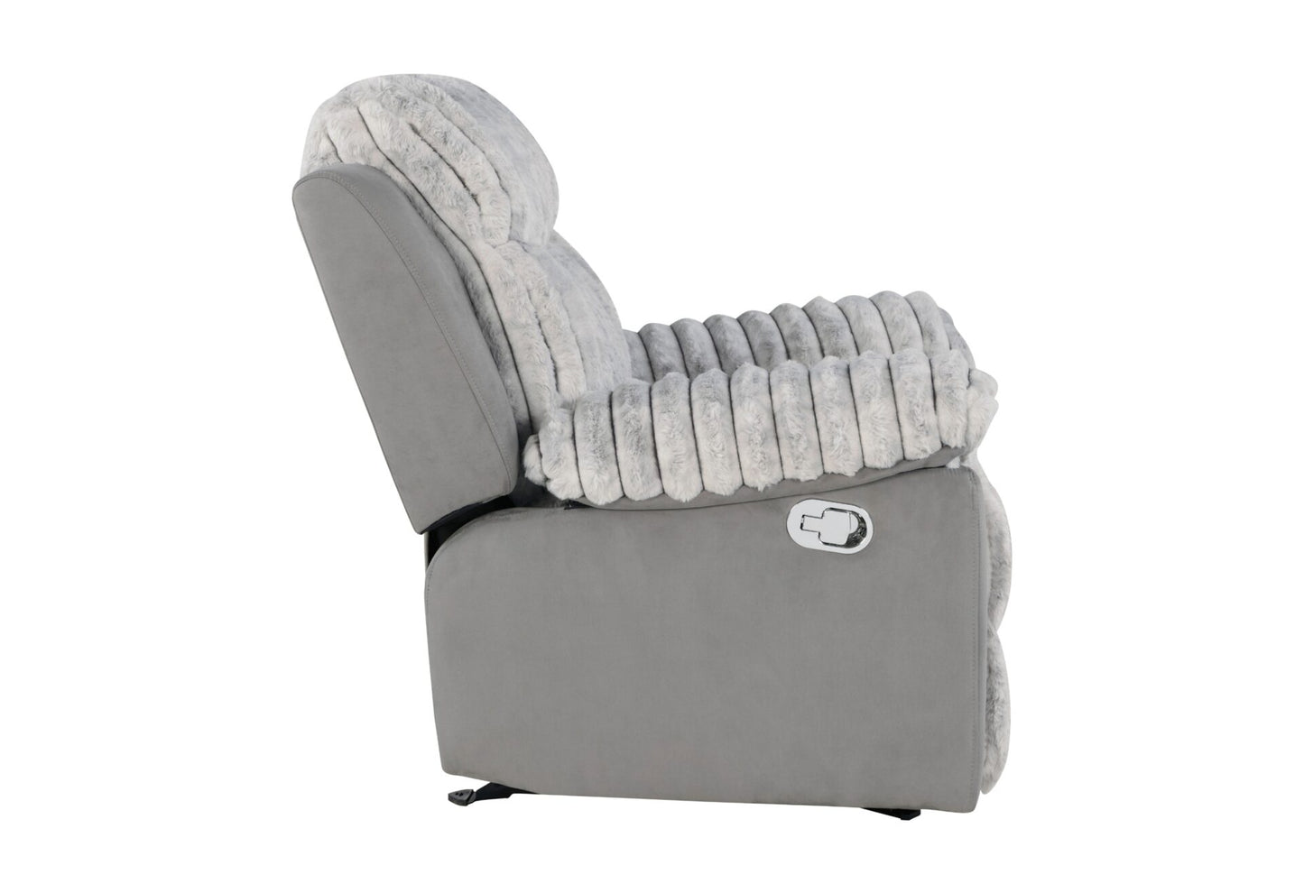 U6028 Grey Glider Recliner