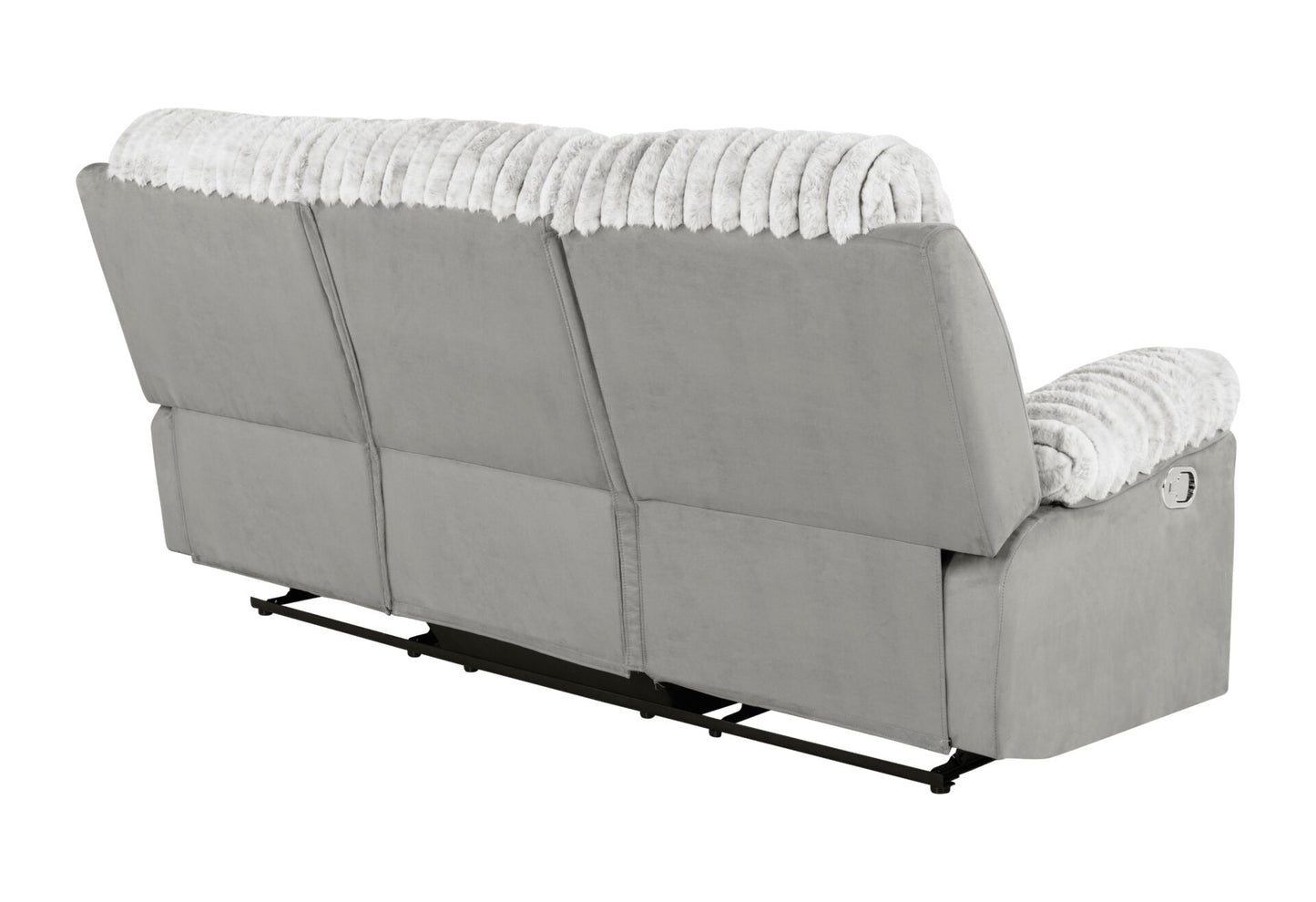 U6028 Grey Reclining Sofa