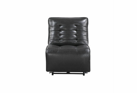 Build It Your Way U6066 Blanche Charcoal Power Armless Recliner