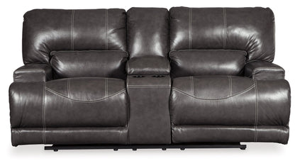 McCaskill DBL Rec Loveseat w/Console