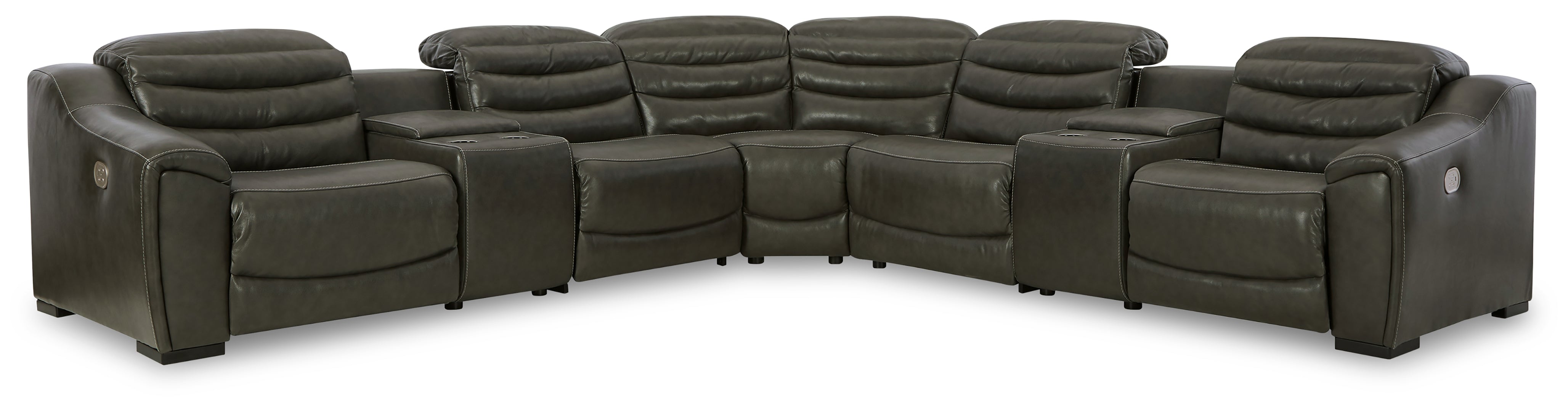 Center Line 4-Piece Power Reclining Sectional