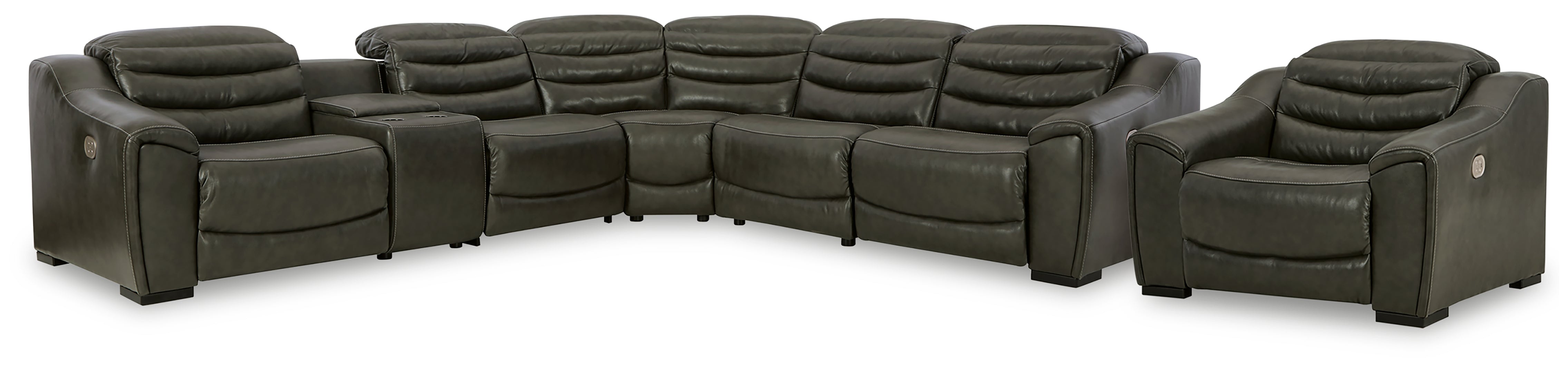 Center Line 4-Piece Power Reclining Sectional