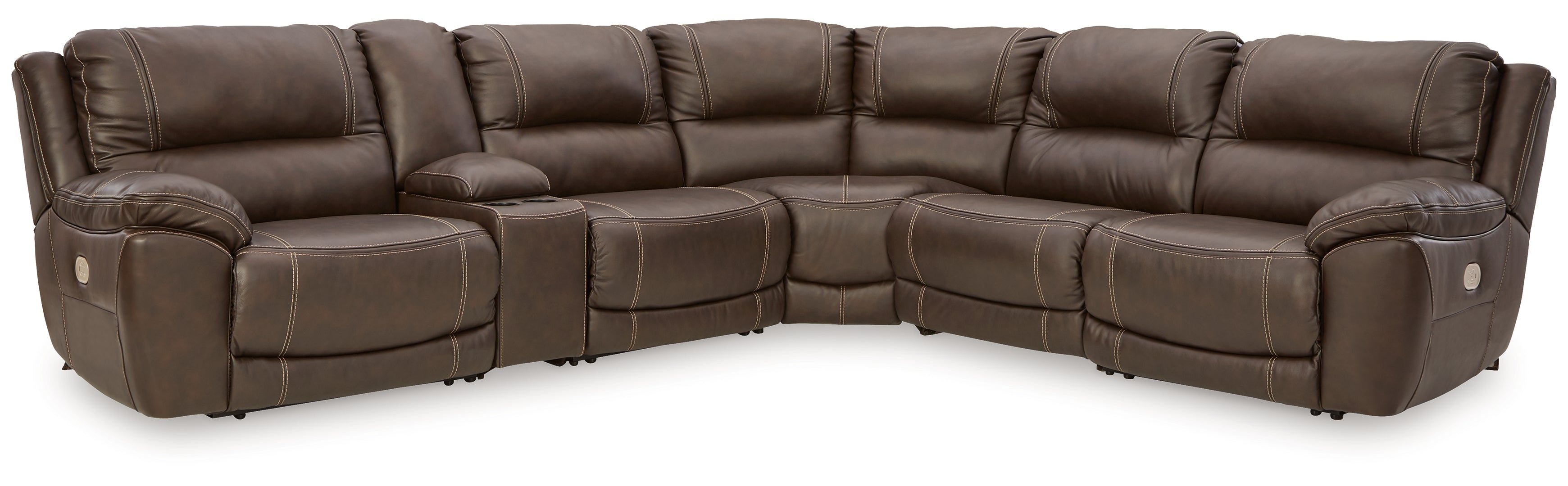 Dunleith 3-Piece Power Reclining Loveseat with Console