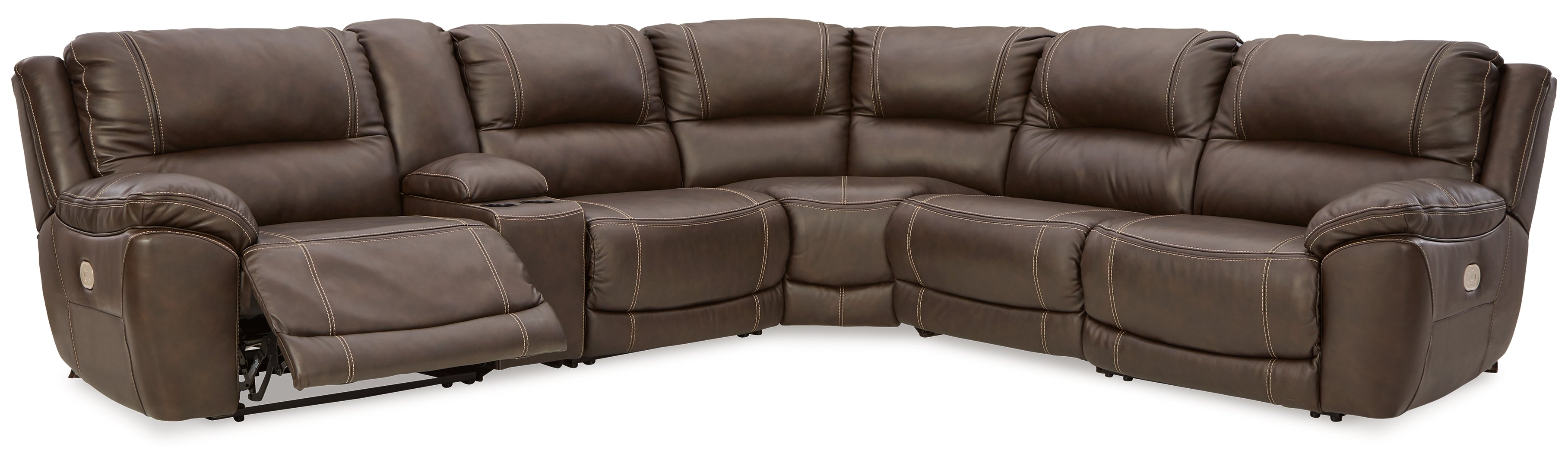 Dunleith 3-Piece Power Reclining Loveseat with Console