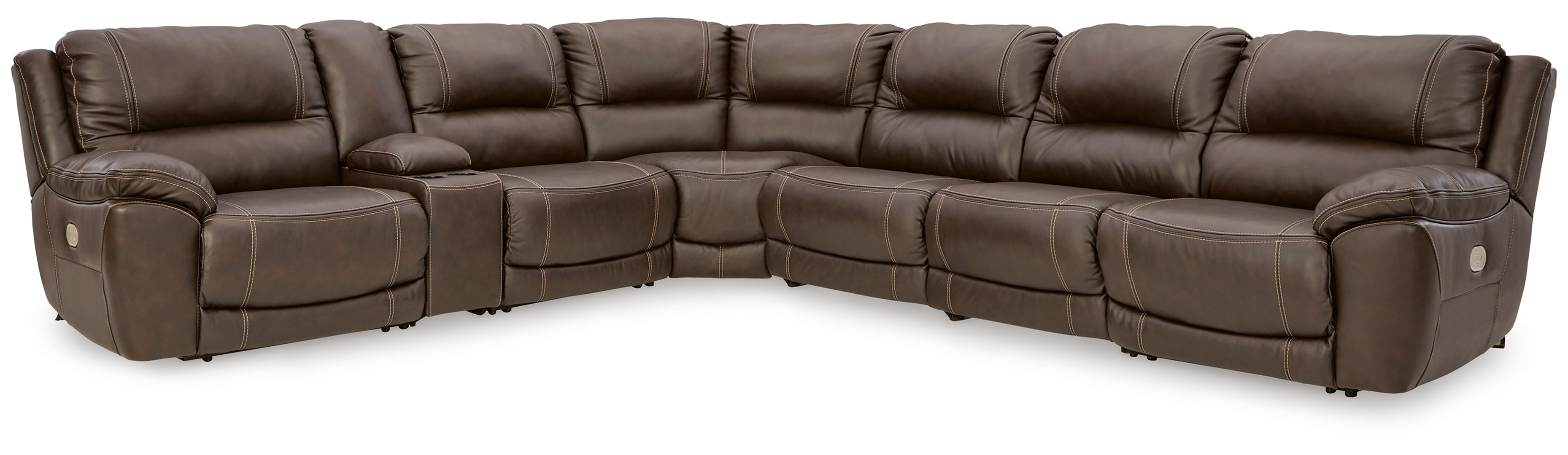 Dunleith 3-Piece Power Reclining Loveseat with Console