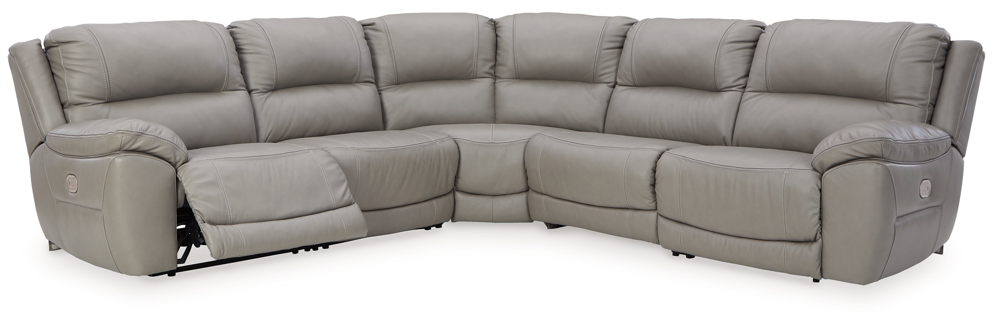 Dunleith 3-Piece Power Reclining Sectional Loveseat with Console