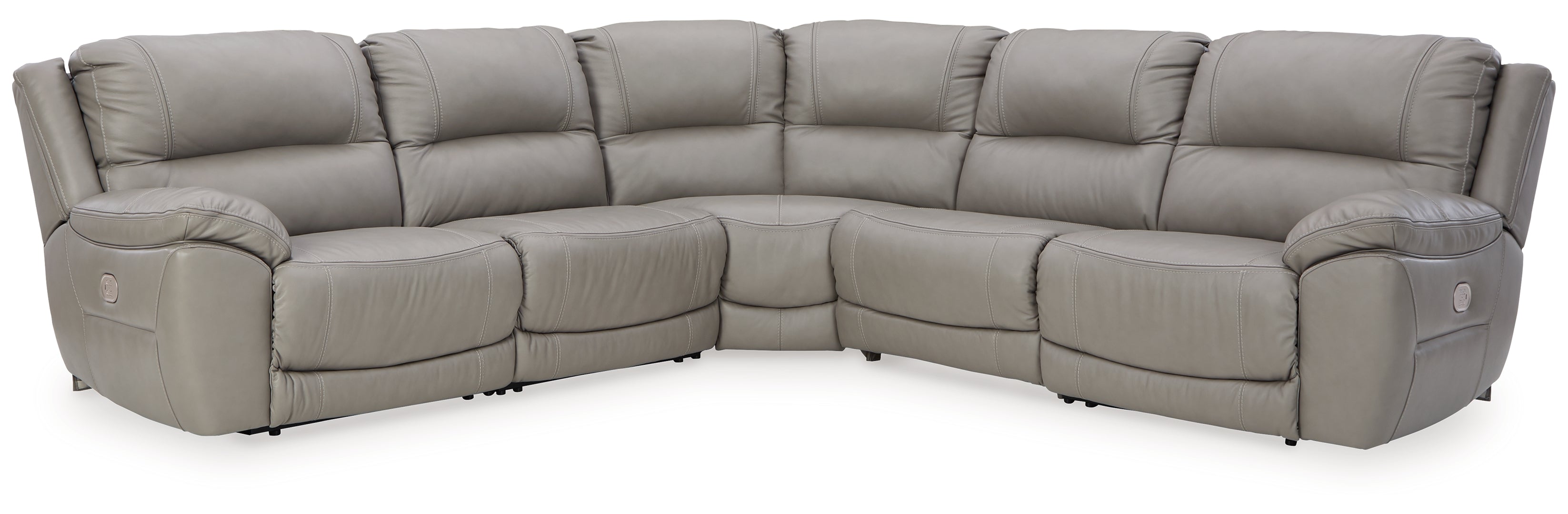 Dunleith 3-Piece Power Reclining Sectional Loveseat with Console