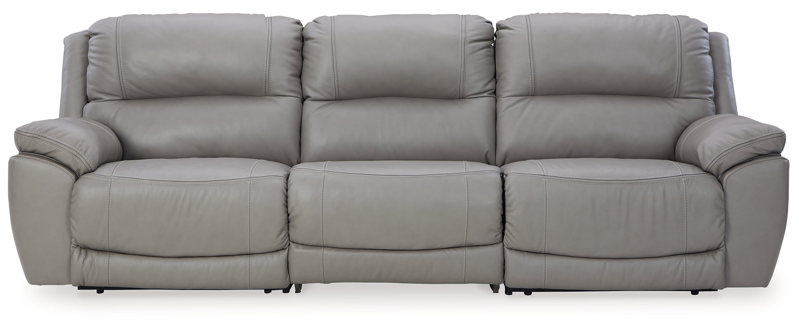 Dunleith 3-Piece Power Reclining Sectional Loveseat with Console