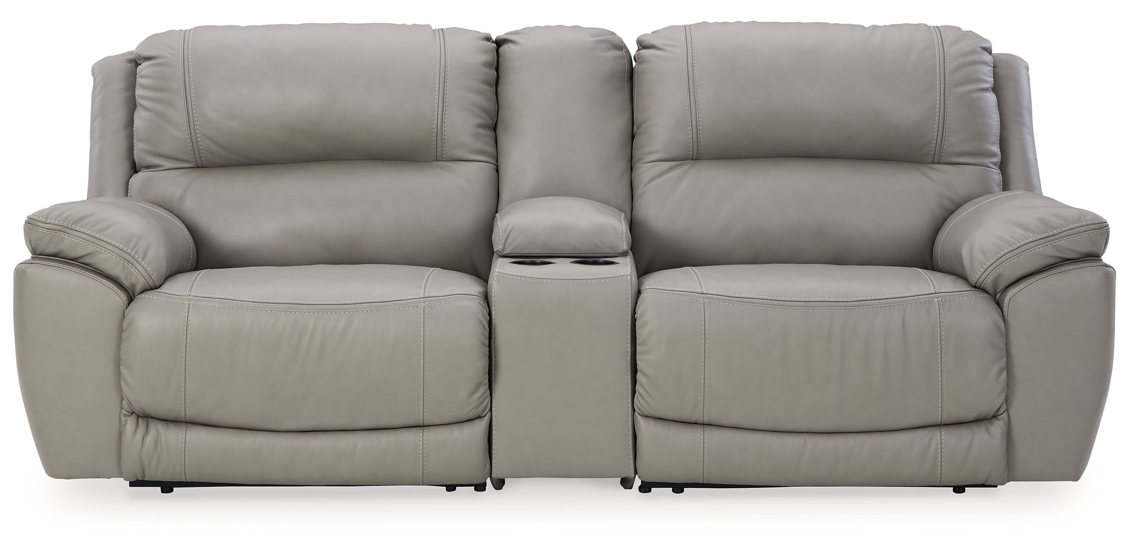 Dunleith 3-Piece Power Reclining Sectional Loveseat with Console