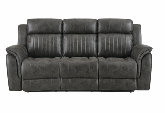 U8517 Grey Reclining Sofa