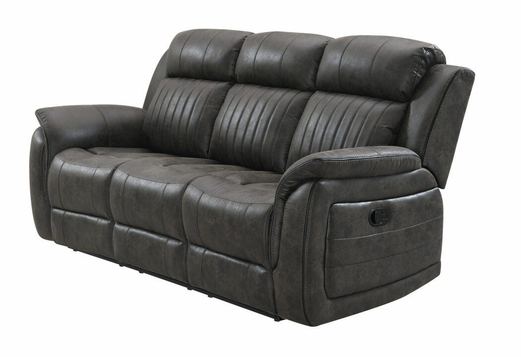 U8517 Grey Reclining Sofa