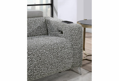 U8521 Taupe/Dark Grey 36 Power Recliner