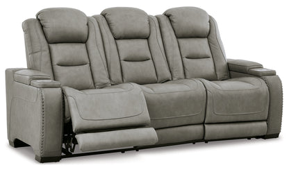 The Man-Den PWR REC Sofa with ADJ Headrest