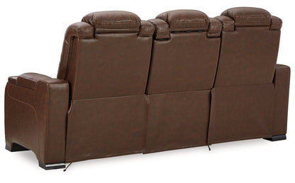 The Man-Den PWR REC Sofa with ADJ Headrest