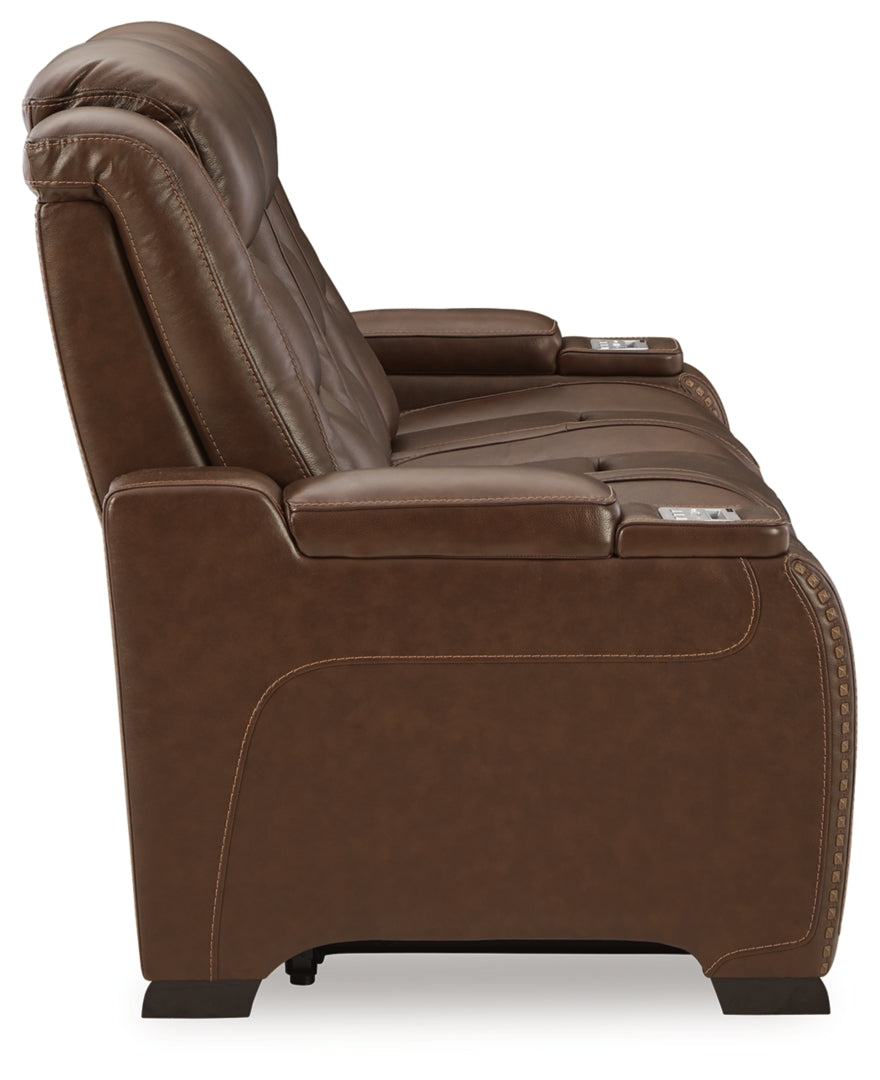 The Man-Den PWR REC Sofa with ADJ Headrest