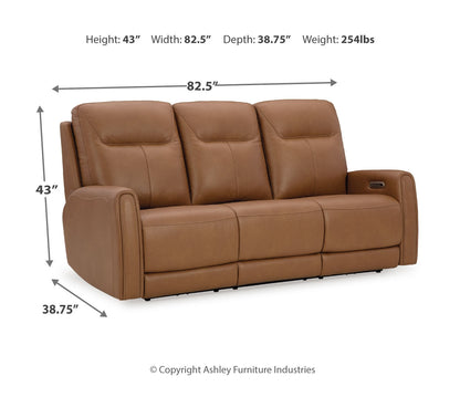 Tryanny PWR REC Sofa with ADJ Headrest