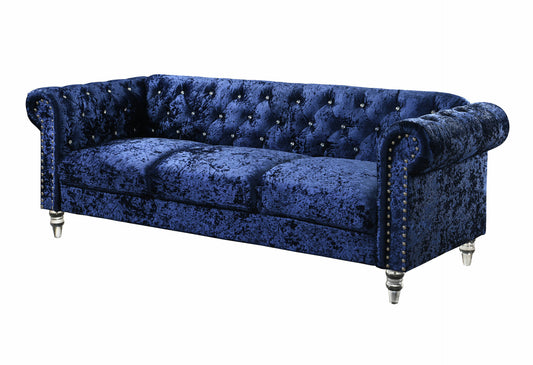 U9550 Blue Velvet Sofa