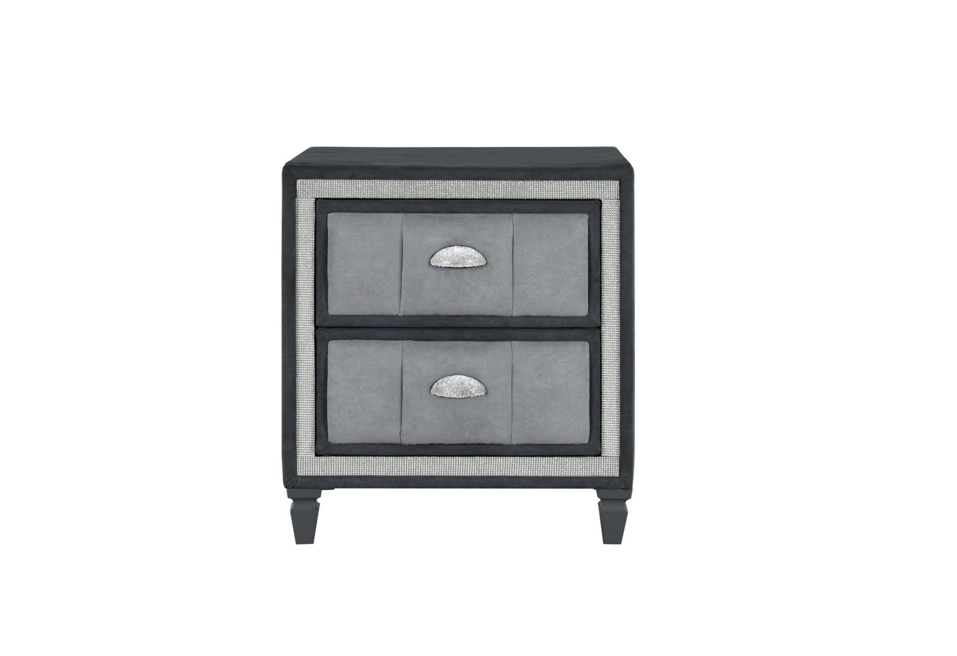 Vanna Dark Grey Nightstand