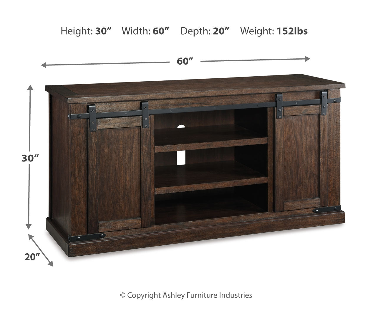 Budmore Extra Large TV Stand