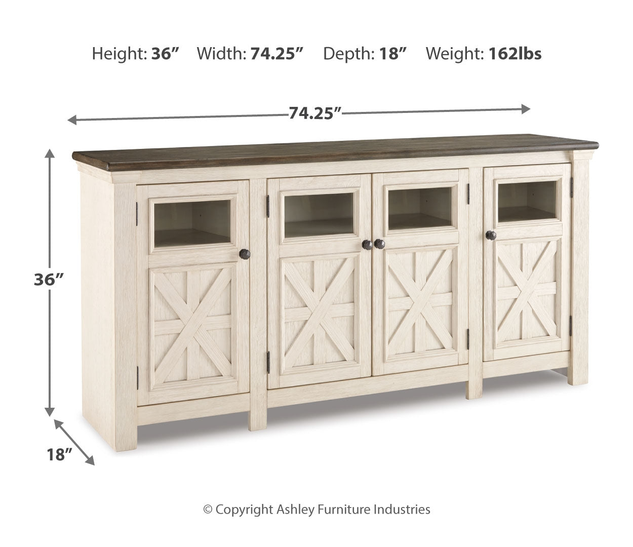 Bolanburg Extra Large TV Stand