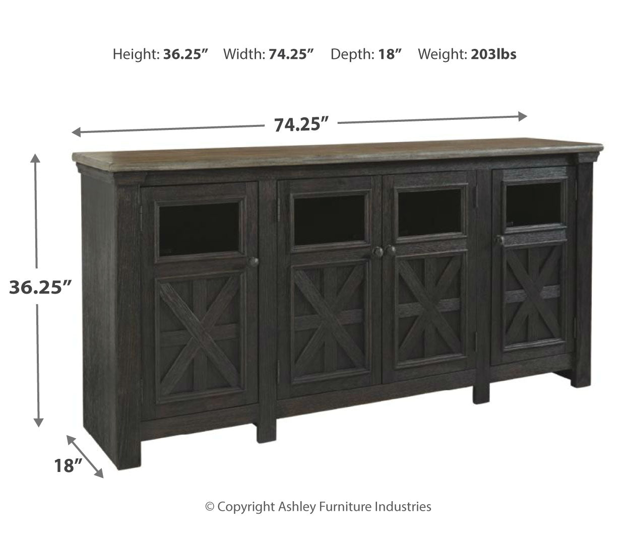 Tyler Creek Extra Large TV Stand