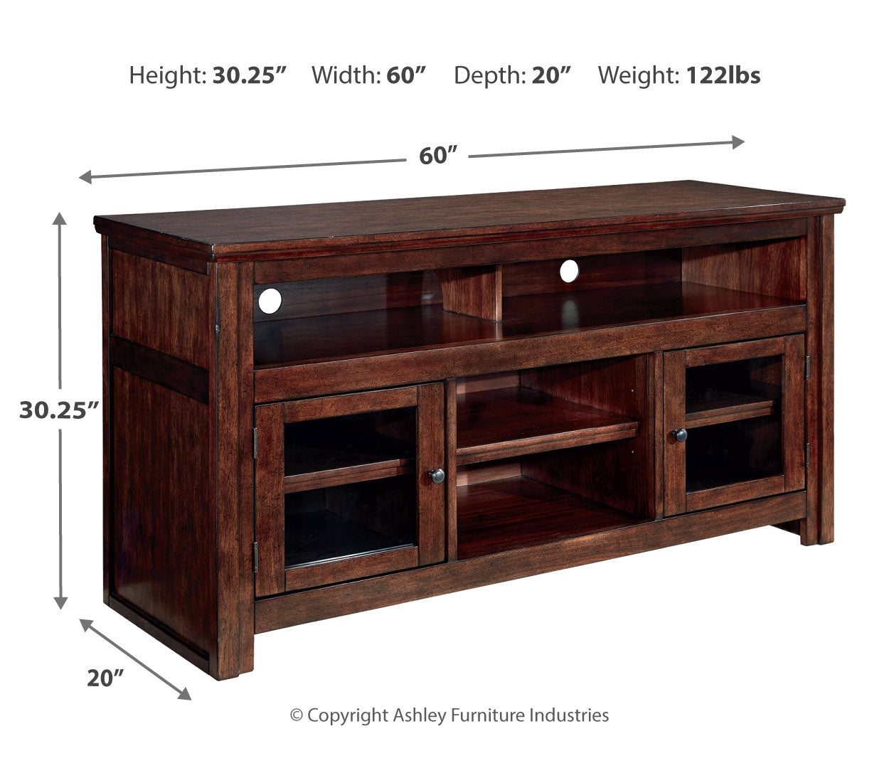 Harpan XL TV Stand w/Fireplace Option