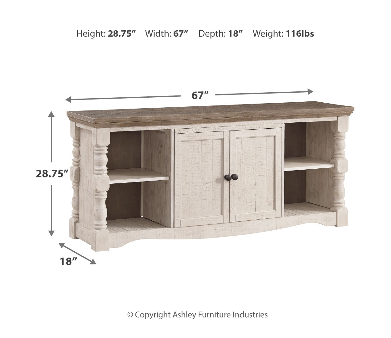 Havalance Extra Large TV Stand