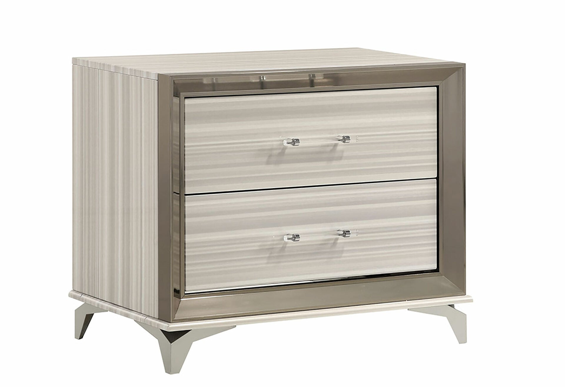 Zambrano White Nightstand